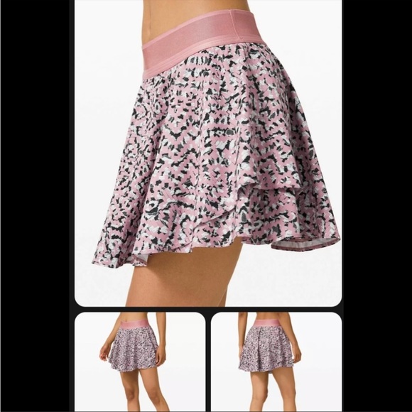 ❤️LULULEMON HIGH RISE COURT RIVAL SKIRT/SKORT TALL-MAUVE MULTI-10❤️ - Picture 7 of 16